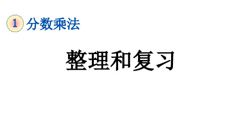 人教版六年级上册数学1分数乘法 整理和复习课件(16张PPT).ppt