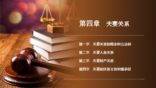 婚姻家庭法(4-6章)