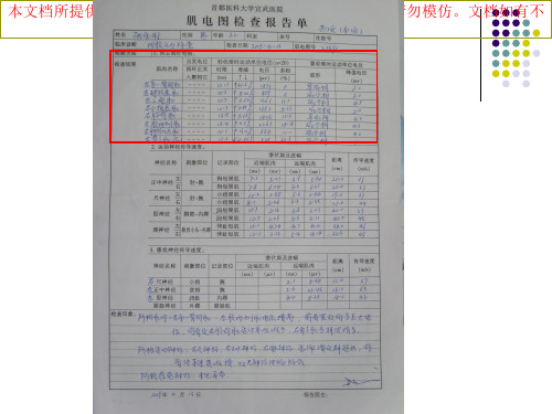 肌电图的判读培训课件