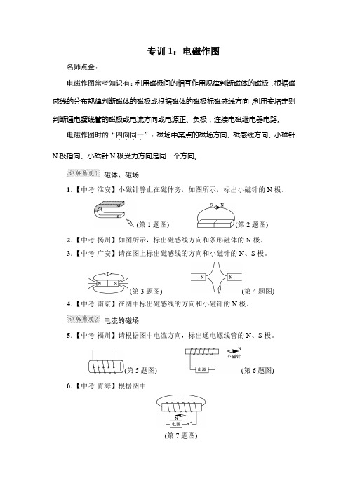 沪粤版九年级下册物理全册专训试题(附答案)