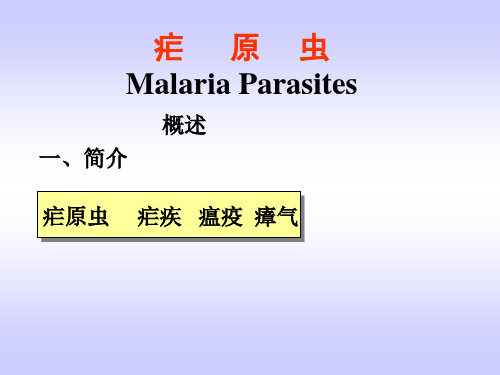 医学寄生虫学疟原虫 (1)