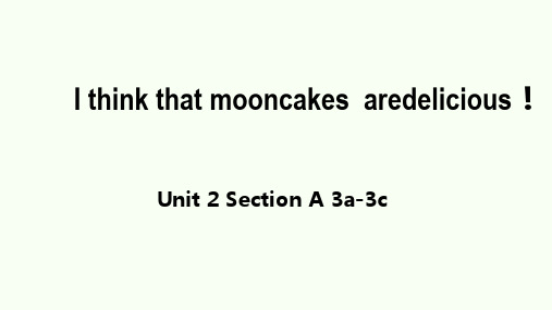 Unit2SectionA3a-3c课件人教版英语九年级全册