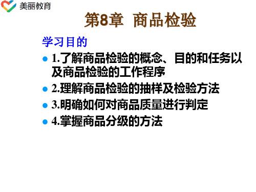 中职教育-安徽省商品学概论(第五版人教版)课件：第8章 商品检验(万荣 编).ppt