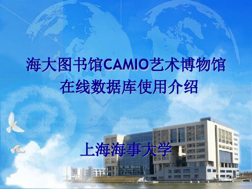 上海海大图书馆CAMIO(艺术博物馆在线)数据库使用指南.