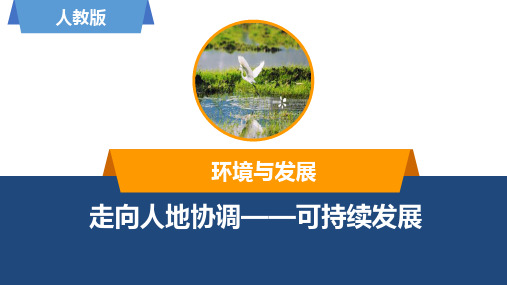 人教版高中地理必修二《走向人地协调—可持续发展》