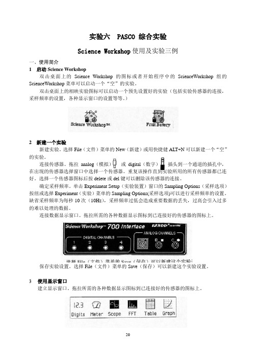 6-PASCO综合实验