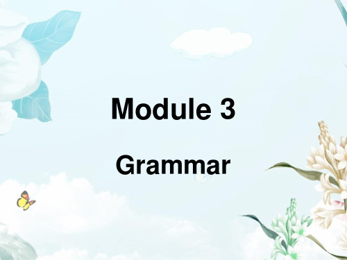 外研版高中英语Book 6 Module 3 Grammar教学课件 (共14张PPT)