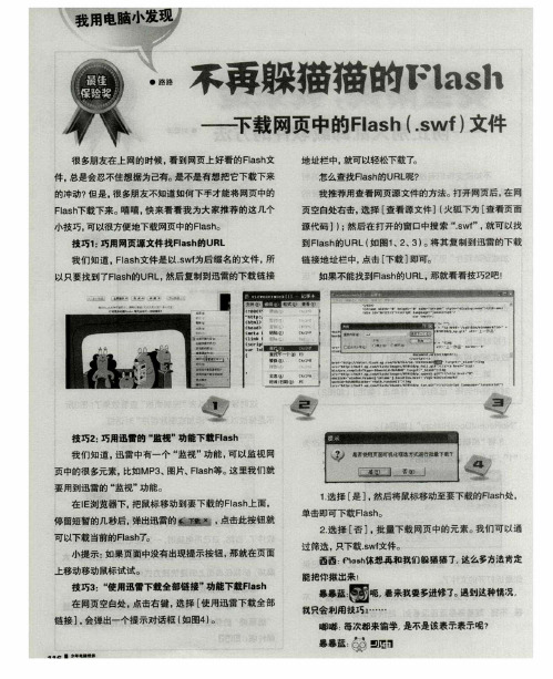 不再躲猫猫的Flash——下载网页中的Flash(.swf)文件