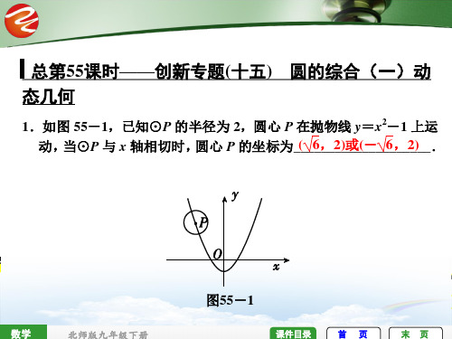 总第55课时——创新专题(十五) 圆的综合(一)动态几何