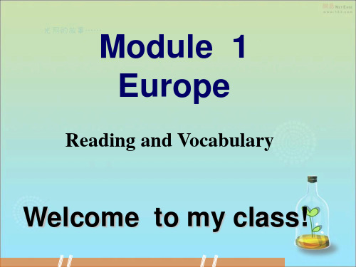 高中英语Module 1 Europe 优秀课件2