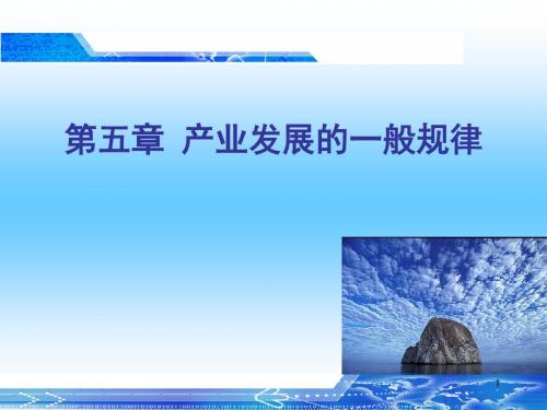 产业发展理论第五章产业发展的一般规律ppt课件