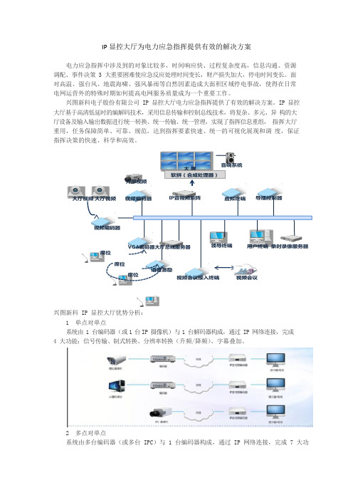 IP显控大厅为电力应急指挥提供有效的解决方案