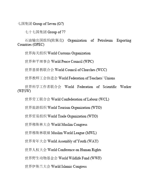 TEM4 听力有用词汇