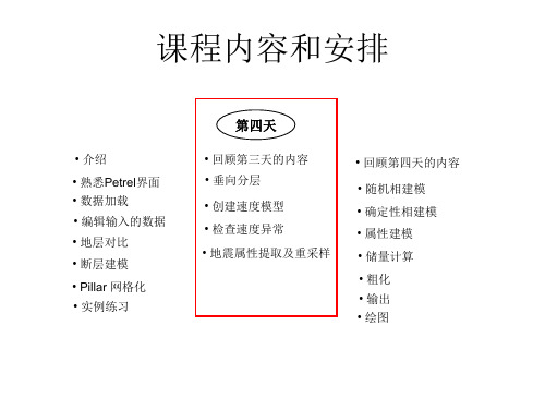 Petrel入门培训03-速度模型_地震属性提取