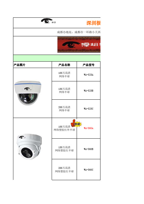 网络机摄像机+NVR-成都极目