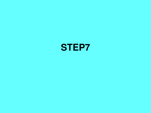 STEP7 使用