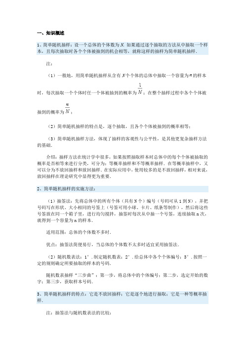 简单随机抽样