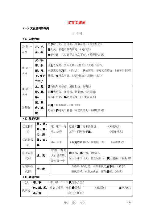 理解常见虚词在文中的含义