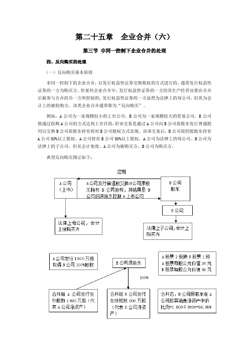 注会考试《会计》学习笔记-第二十五章企业合并06