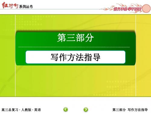 2016届高考英语人教版一轮总复习课件：3-10方法十 猪肚——句子间、段落间的衔接与过渡45(张ppt)