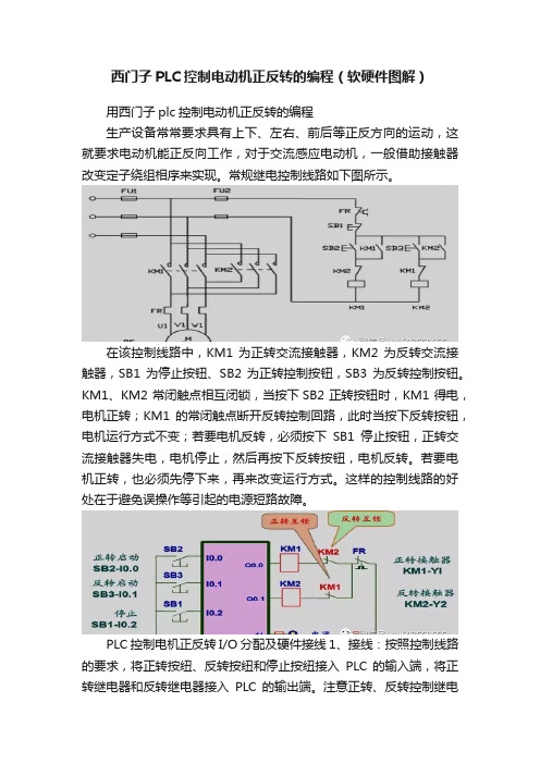 西门子PLC控制电动机正反转的编程（软硬件图解）