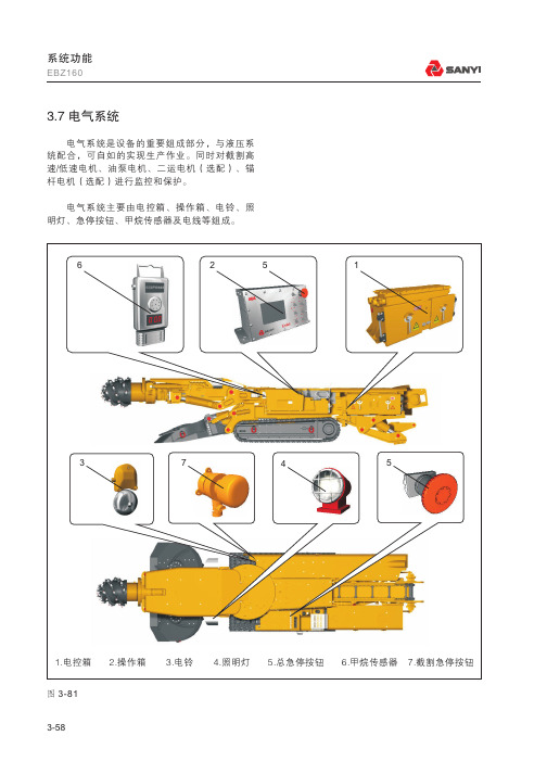 三一EBZ160掘进机电气系统说明