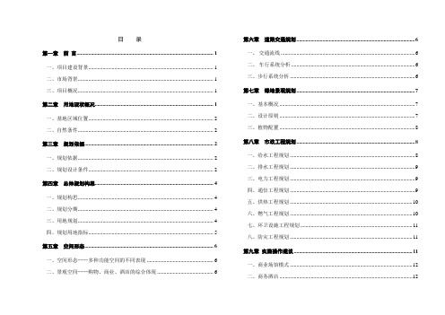 1010霍尔果斯金大门国际贸易中心修建性详细规划说明书