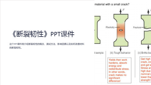 《断裂韧性》课件