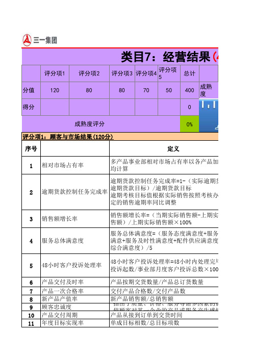 五步卓越体系评价标准(最新)