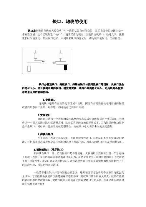 银河证券投顾学习：缺口、均线的使用