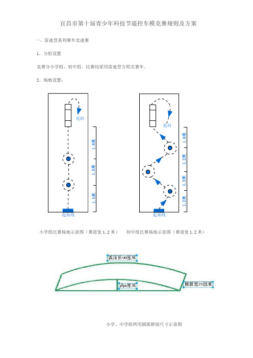 第十届青少年科技节遥控车模竞赛规则方案