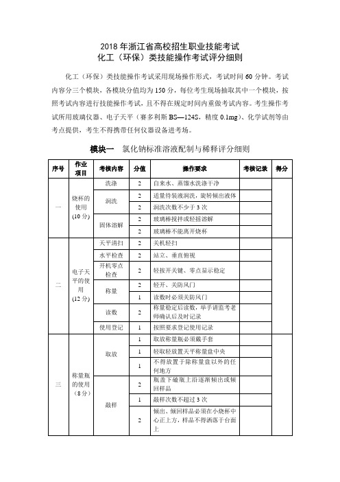 2018年浙江高校招生职业技能考试