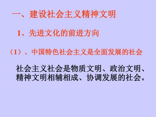 建设社会主义精神文明PPT课件14