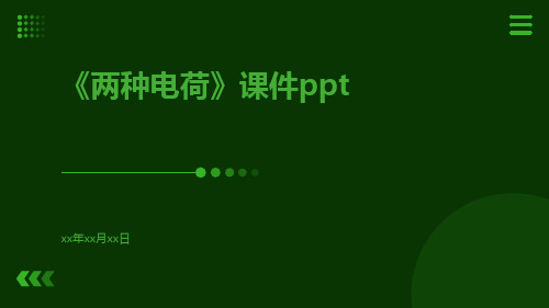 《两种电荷》课件ppt