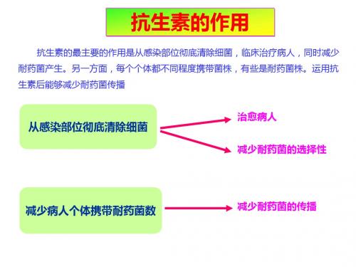 抗菌素-不合理用药的危害