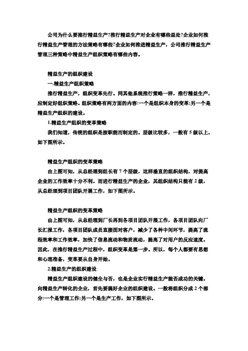 企业如何推行精益生产管理的方法策略有哪些公司如何推进精益生产