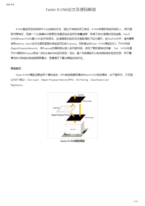 Faster R-CNN论文及源码解读