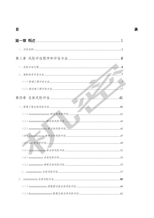 安全风险评估报告