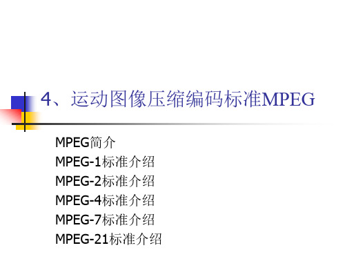 MPEG标准