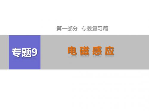 2015届高考物理精讲课件：专题九 电磁感应(共50张PPT)