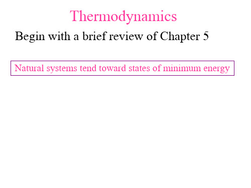 Thermodynamics培训课件.ppt