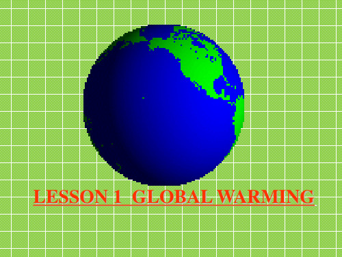 北师大版高中英语选修八Unit 22《Lesson 1 Global Warming》课件 Reading 2