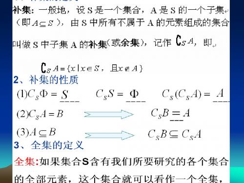 交集、并集的性质