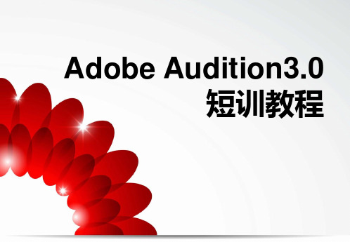 Adobe_Audition_3.0教程