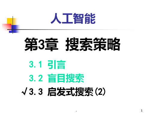 3.3-启发式搜索(2)PPT课件