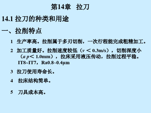 金切第14章：拉刀