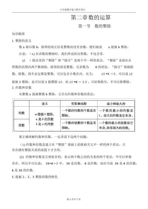 完整小学数学总复习讲义4