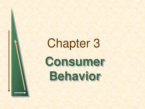 平狄克 微观经济学 第三章 - Consumer Behavior