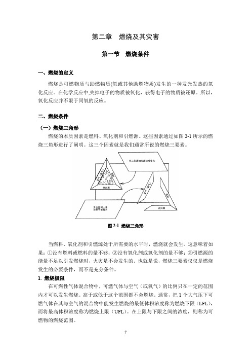 第二章  燃烧及其灾害