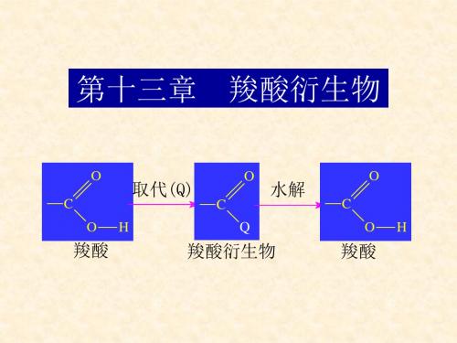 第13章___羧酸衍生物